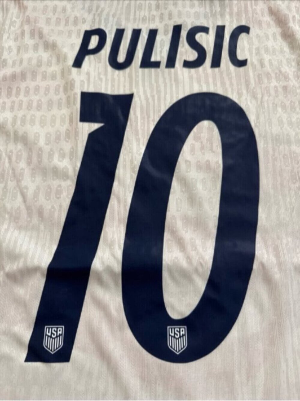 USA Home Soccer Jersey PLAYER VERSION Pulisic #10 World Cup 2026 - Picture 7 of 13